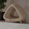 Parametric Cat House, DXF File, Cnc Cut, Plywood Cat House, Organic Dog house